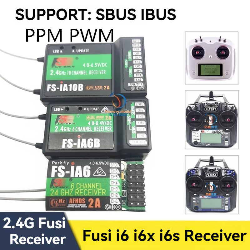 Drone And Car - Penerima Fpv FUSI I6/i6X/i6S Kompatibel dengan