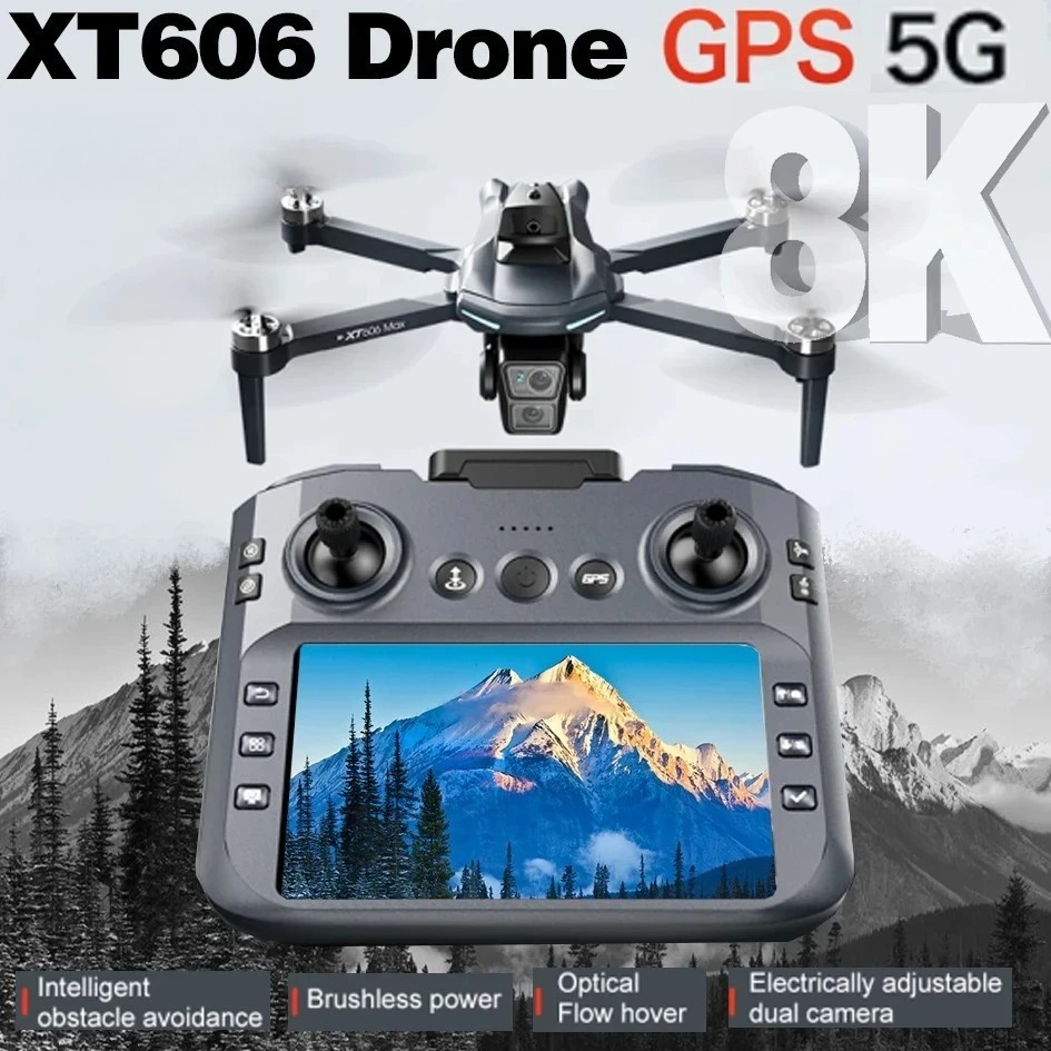 Drone Gps Rc Tt36 - Drone Profesional XT606 Original dengan Kamera