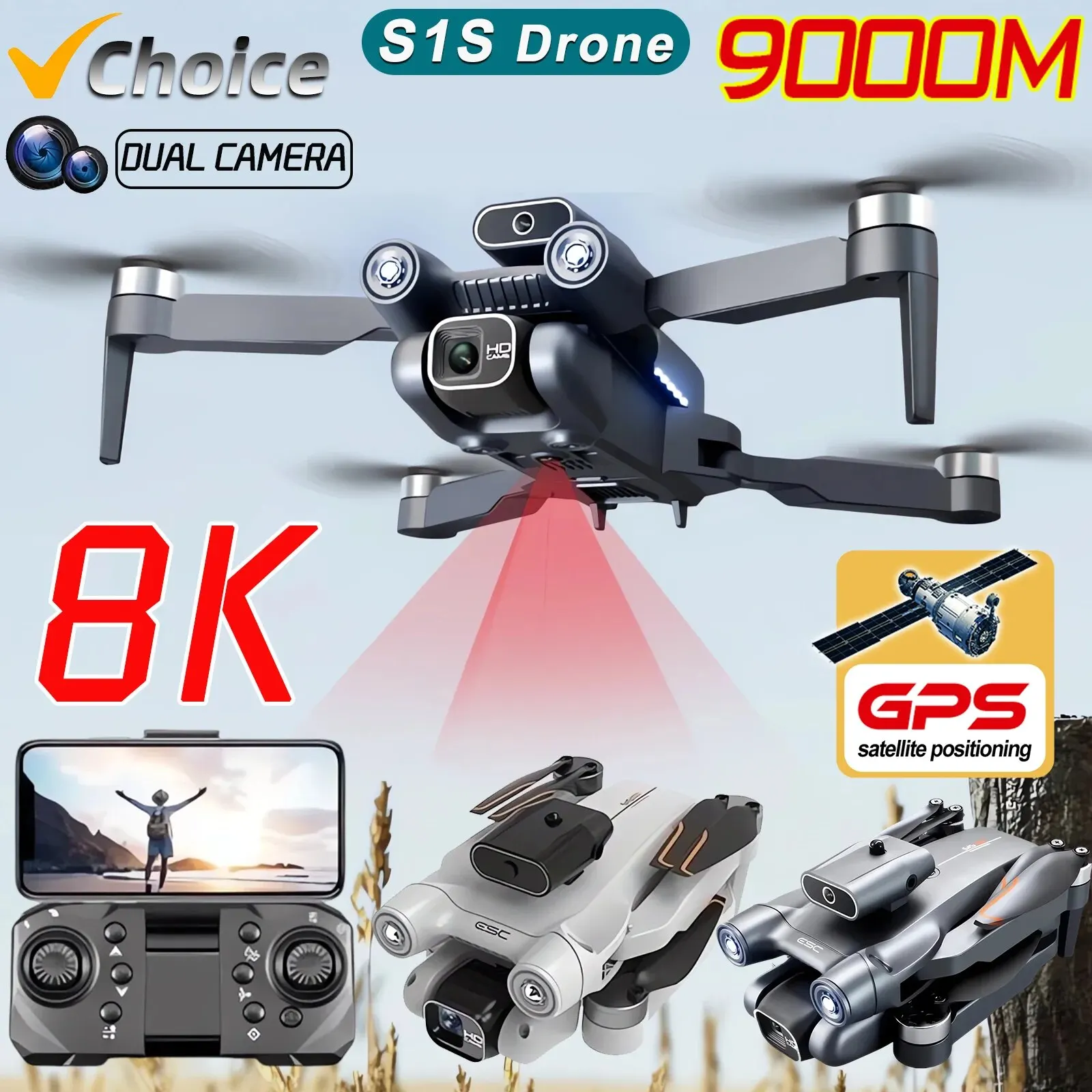 Drone Z - S1S Drone kamera GPS 5G 8K