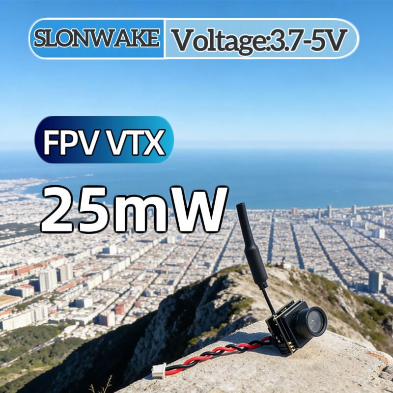 Drone Rc Controller And Receiver - SLONWAKE FPV 25mW Simulasi Daya VTX