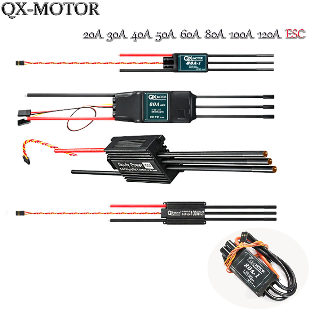 Drone Tech Rc - Pengontrol Kecepatan ESC Tanpa Sikat 20A-120A