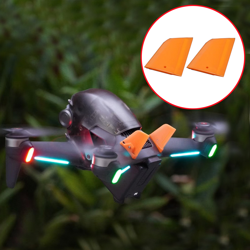3D Printed Drone Part - Sayap Ekor Vertikal Penerbangan Aerodinamis Belakang