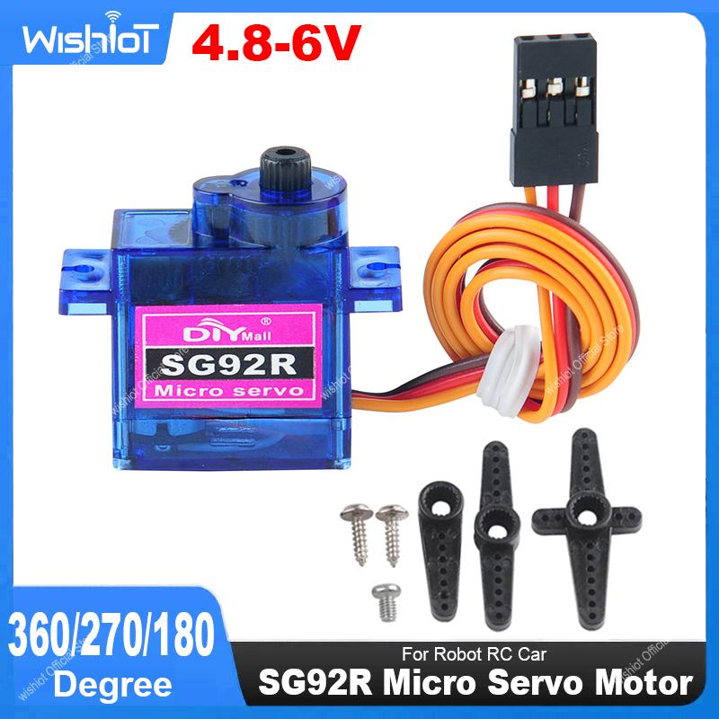Drone Tech Rc - SG92R Motor Servo mikro 4.8-6V 360/270/180