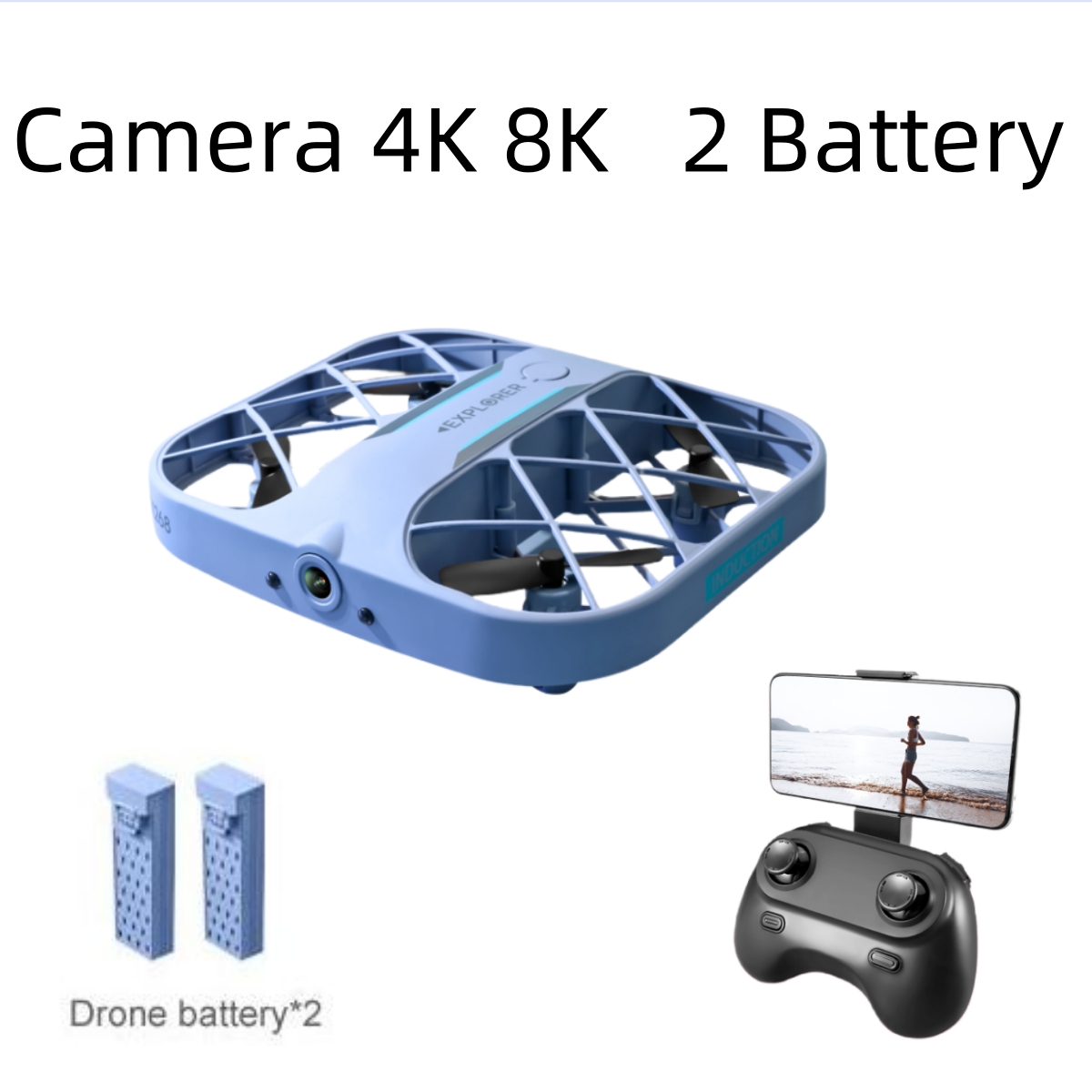Drone Z - JJRC H107 FPV RC Drone dengan