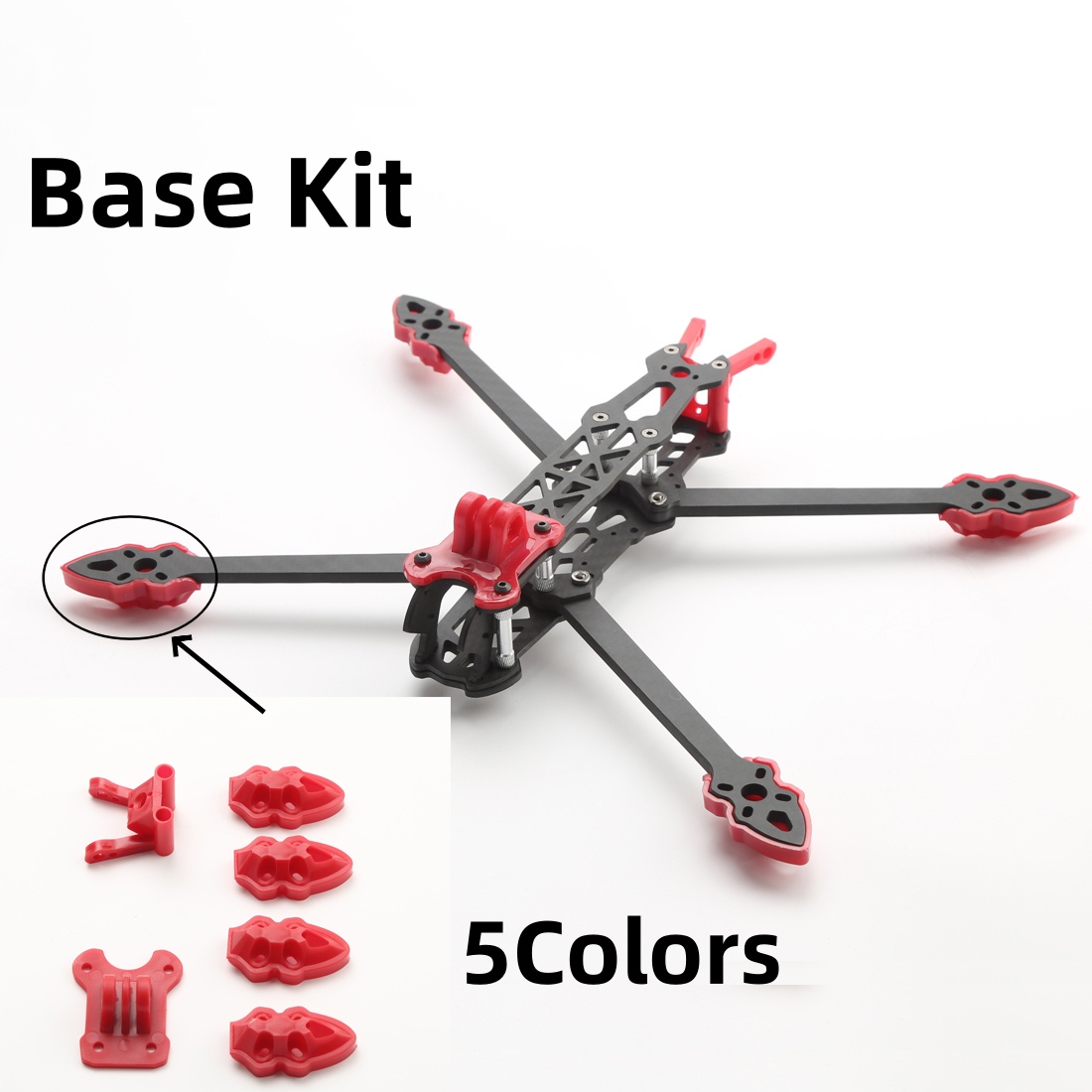 Mark4 5 inci / 7 inci FPV Fram - 3D Printed Drone Part ulasan dan harga
