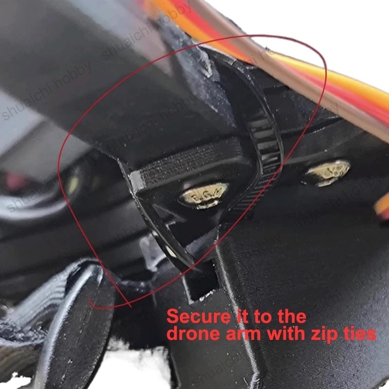 1Pc 3D-Printed PLA Smoke Dropp - 3D Printed Drone Part ulasan dan harga
