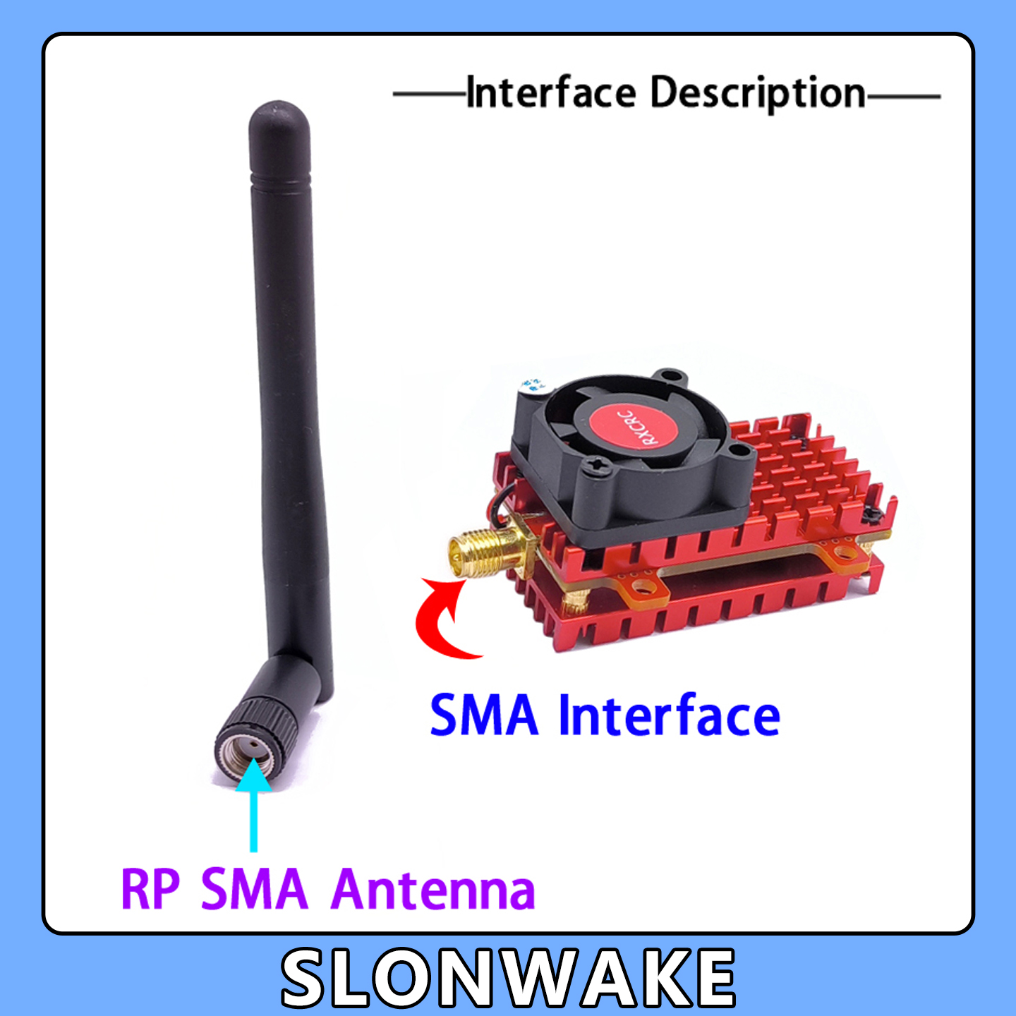 SLONWAKE 5.8G 2W VTX FPV Kamer - Drone Z ulasan dan harga