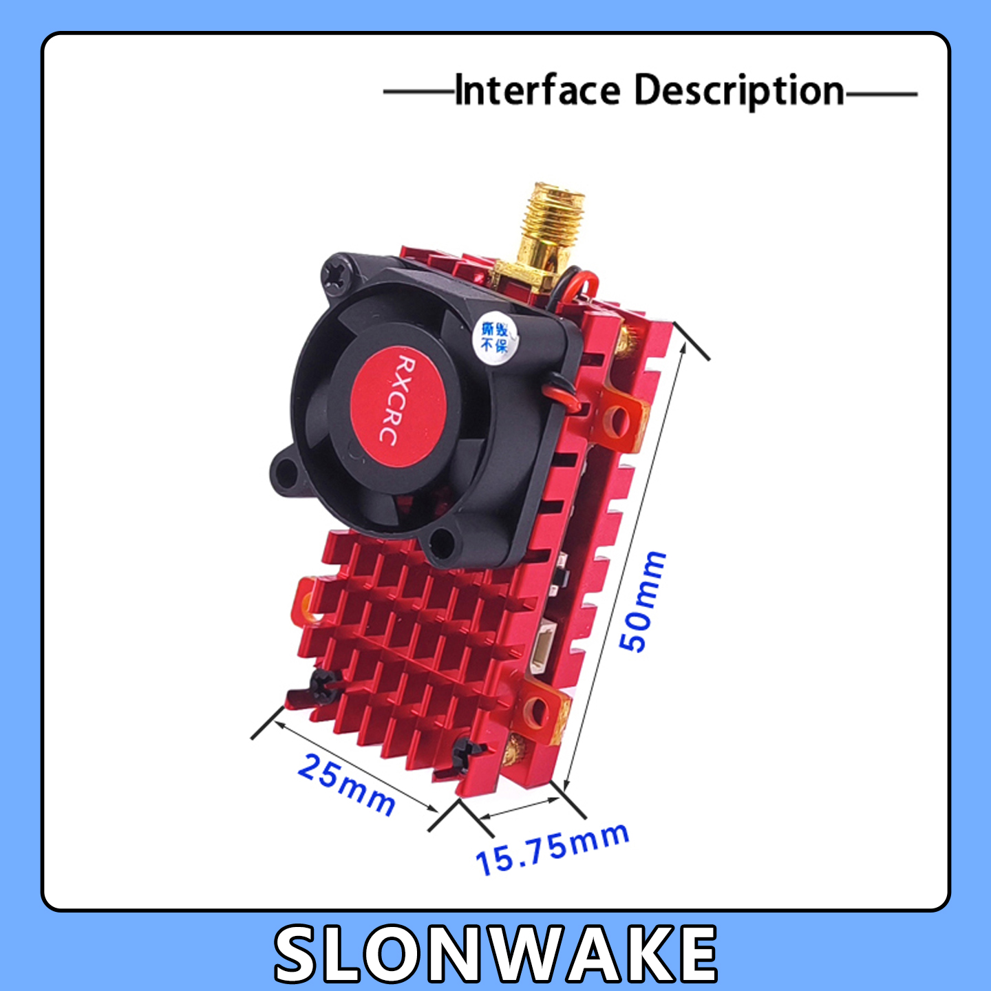 SLONWAKE 5.8G 2W VTX FPV Kamer - Drone Z ulasan dan harga