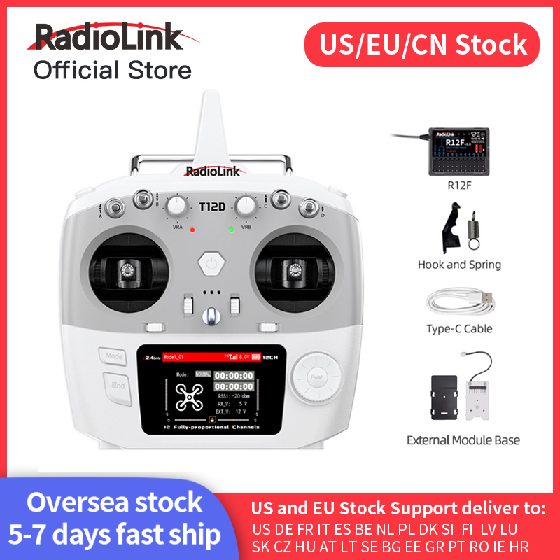 Radiolink T12D ELRS 12 Saluran - Drone And Car ulasan dan harga
