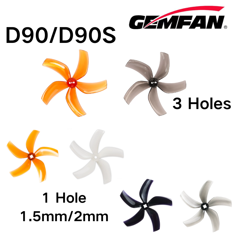 D90 5 Baling-Baling Bilah D90- - Micro Fpv Quad ulasan dan harga