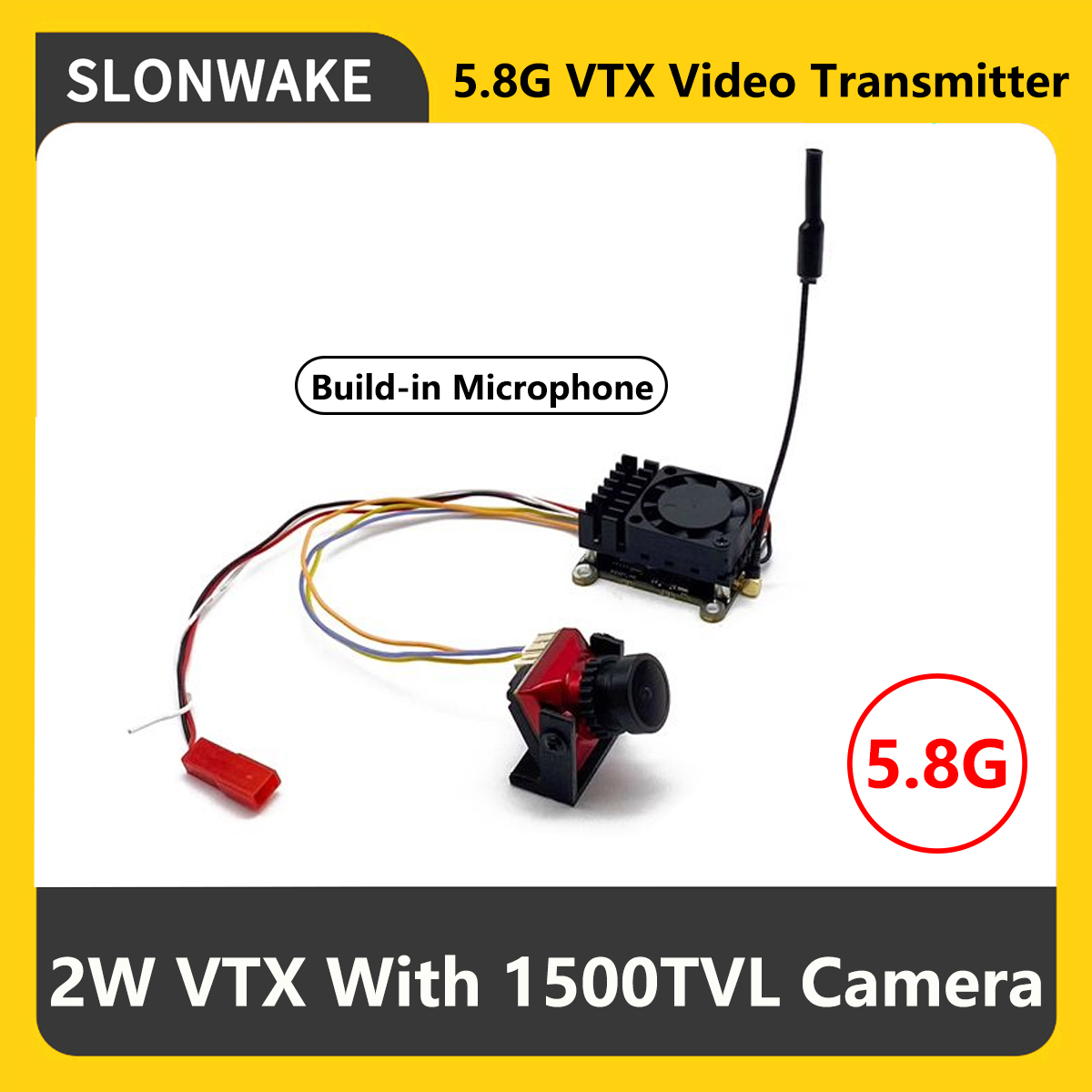 SLONWAKE 5.8G 2000mW FPV VTX T - Drone Rc Controller And Receiver ulasan dan harga