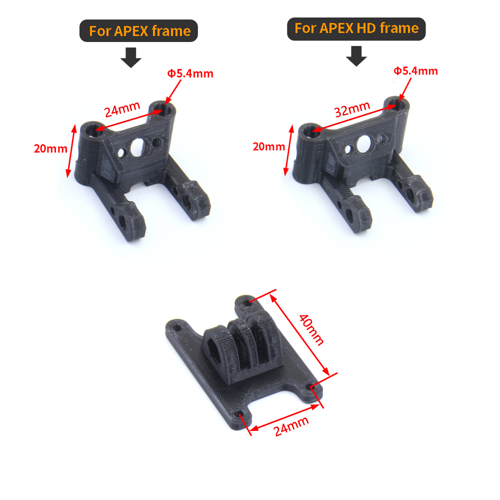 Aksesoris Drone FPV Cetak 3D:  - 3D Printed Drone Part ulasan dan harga