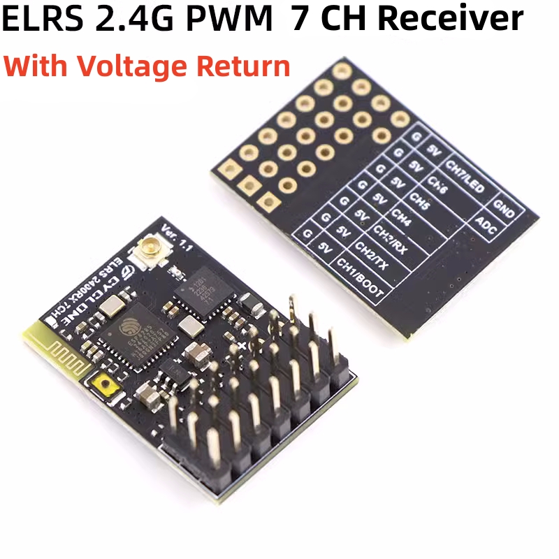 ELRS 2.4G PWM 7CH 6CH CRSF Rec - Drone And Car ulasan dan harga