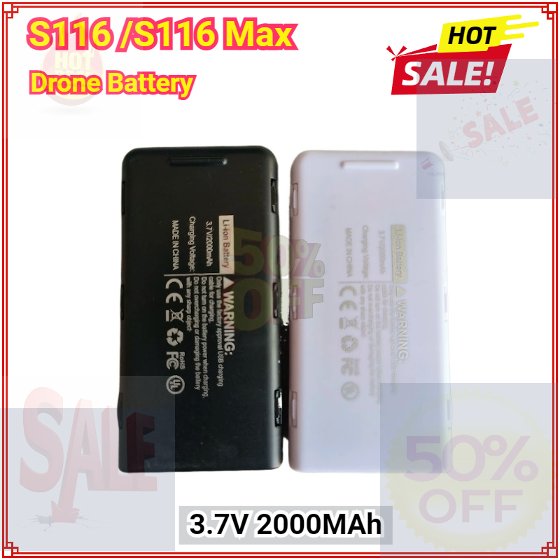Baterai 3.7V 2000MAh untuk Bat - Drone Rc S116 ulasan dan harga