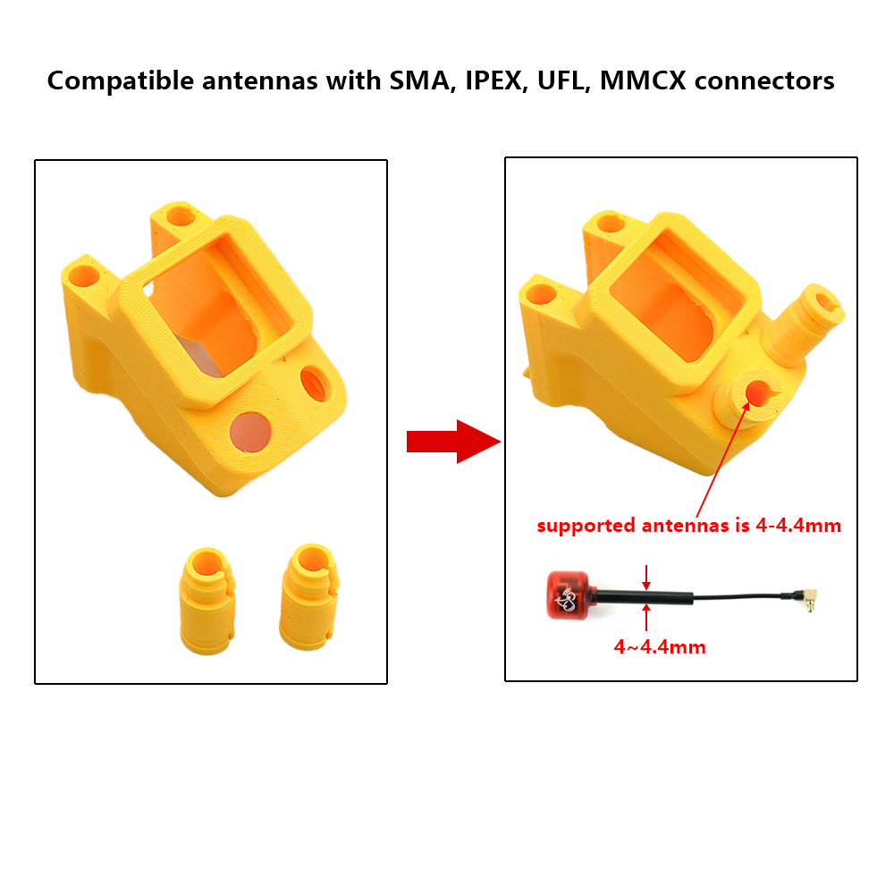 Bagian Pengganti Dudukan Brake - 3D Printed Drone Part ulasan dan harga